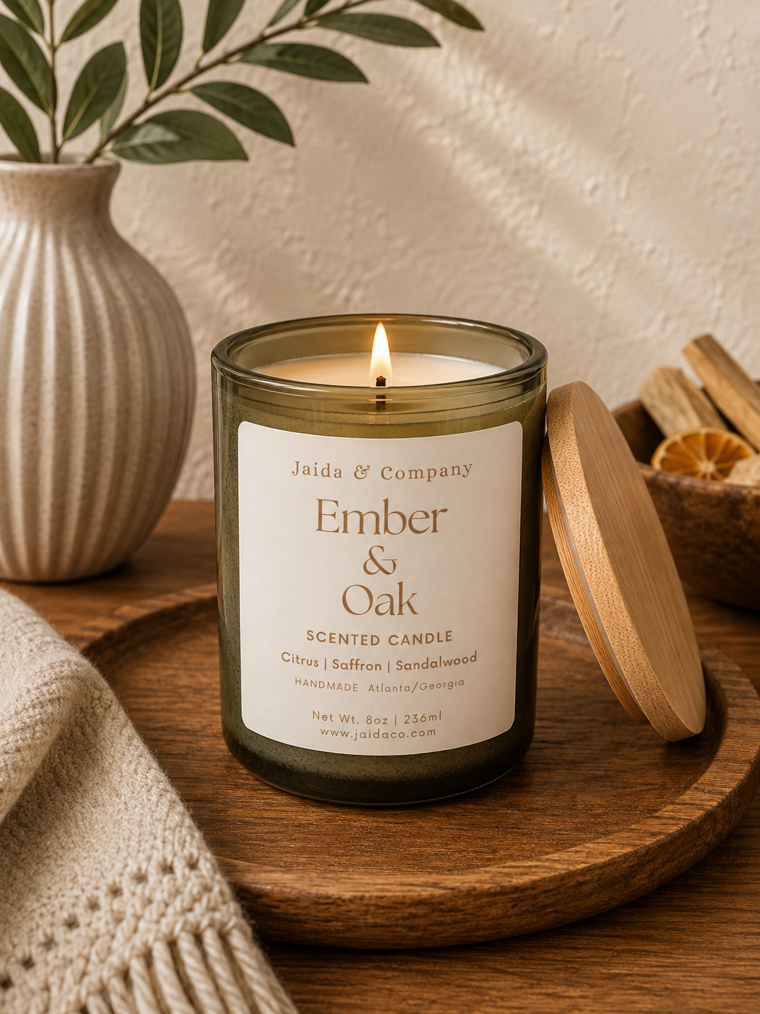 Ember & Oak Candle