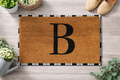 Personalized Initial Coir Doormat