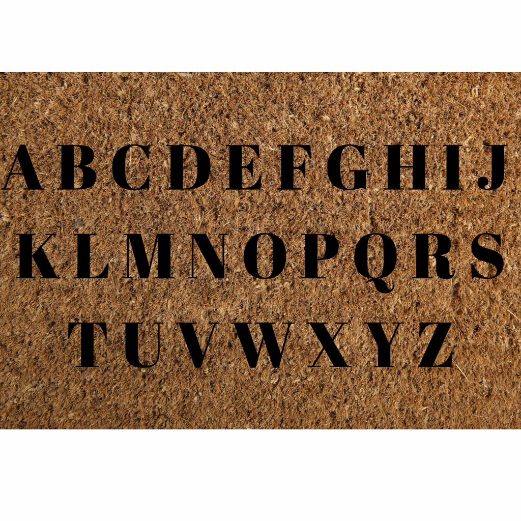 Initial Doormat