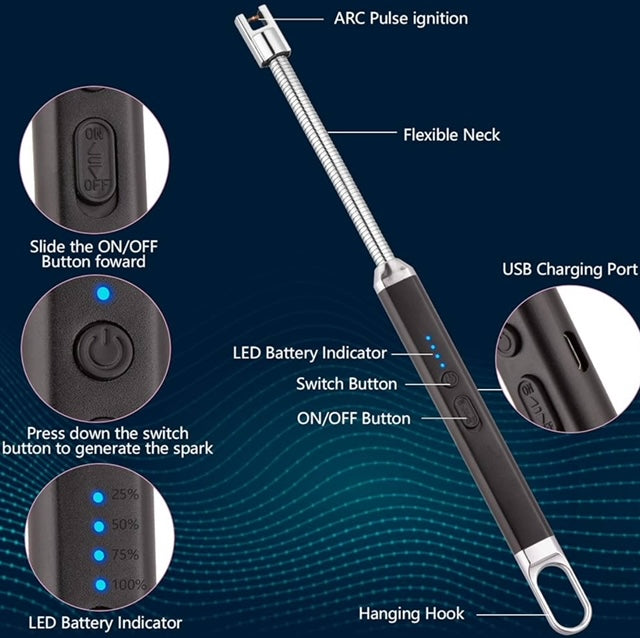 Rechargeable  Arc lighter