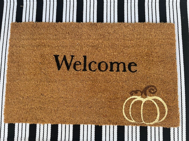 Welcome pumpkin Doormat