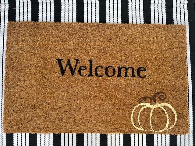 Welcome pumpkin Doormat