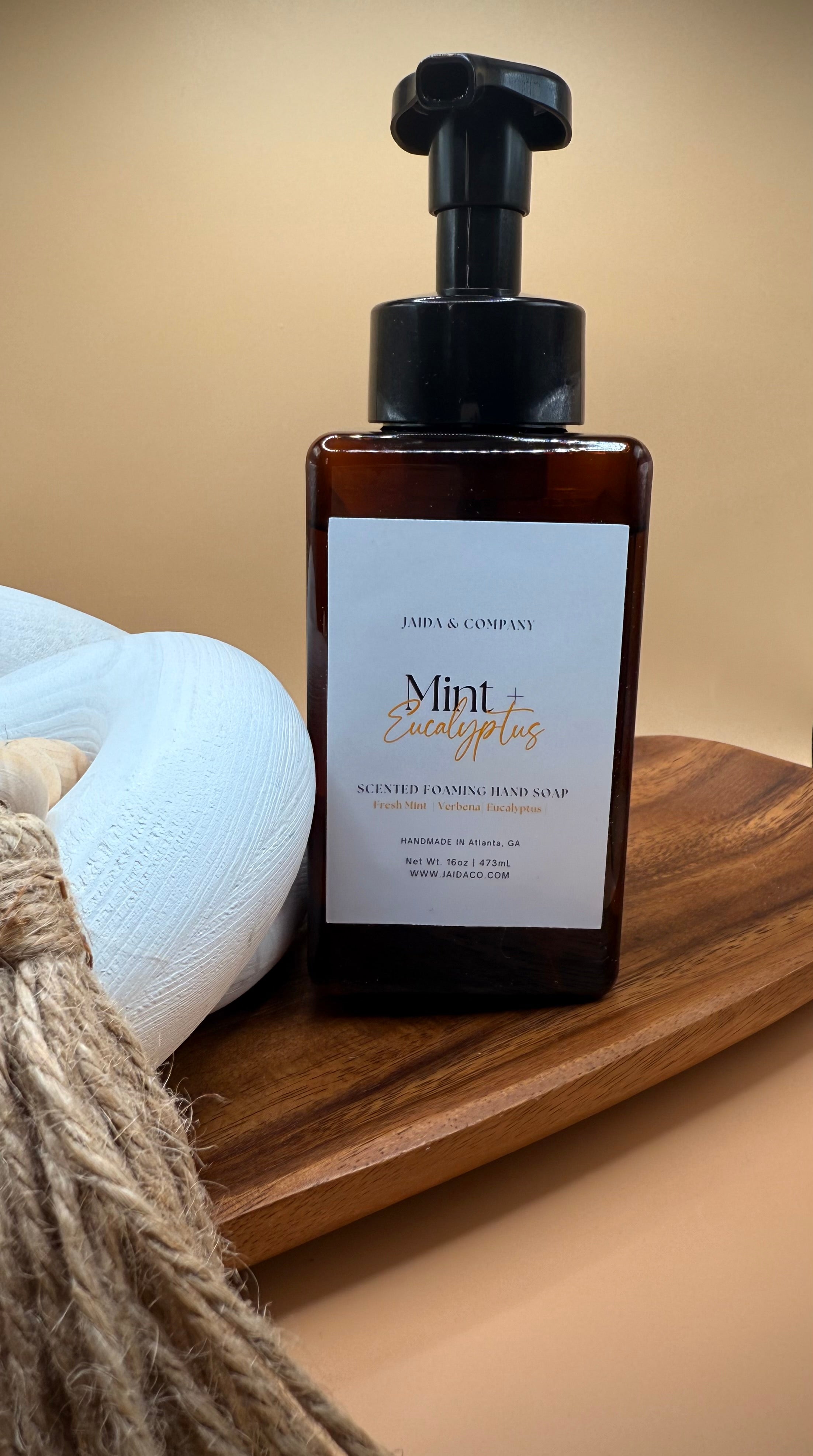 Mint + Eucalyptus Foam Hand Soap