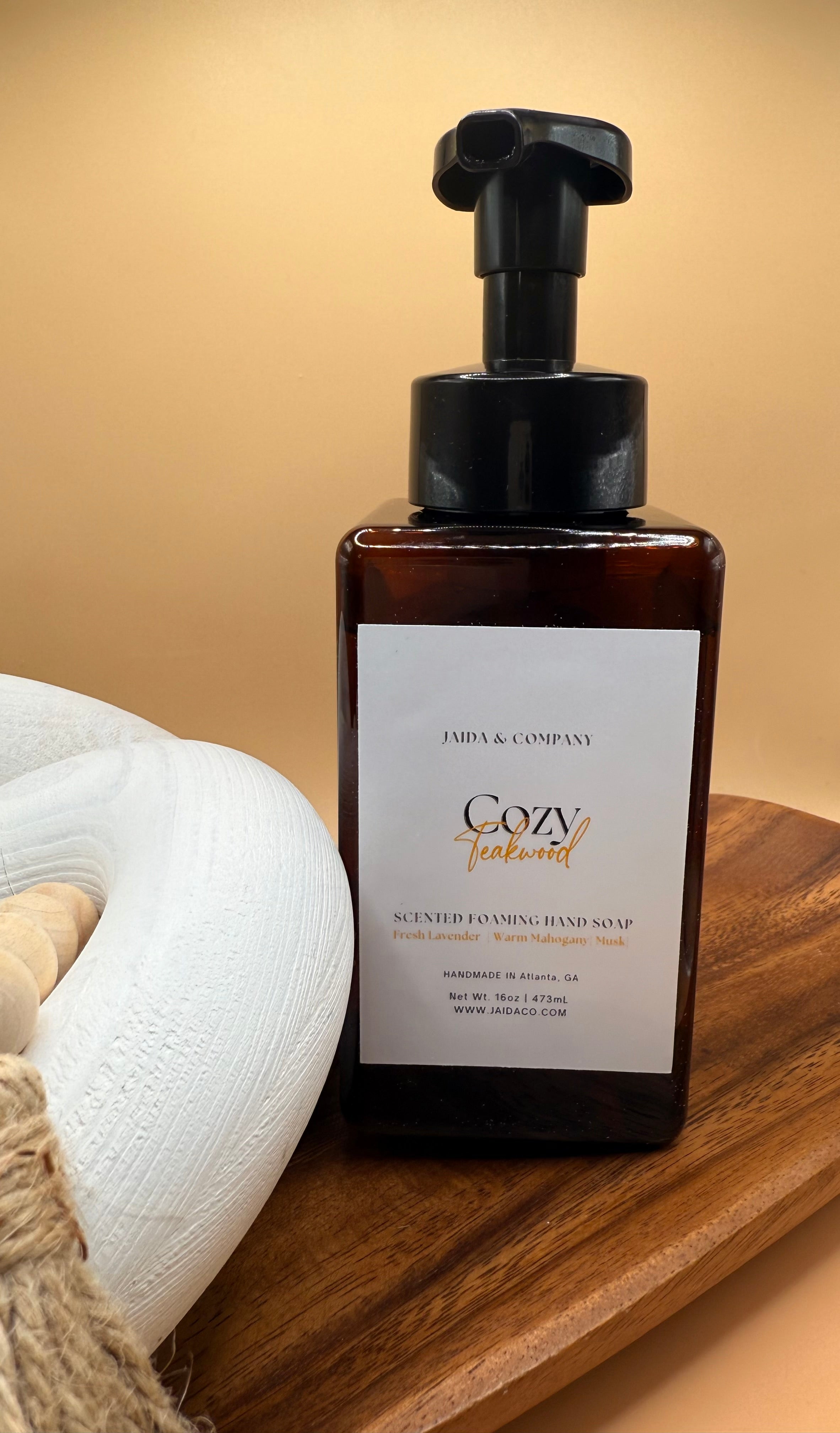 Cozy Teakwood Foam Hand Soap